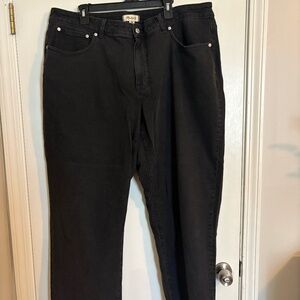 Madewell Curvy '90s Straight Leg Jeans Black